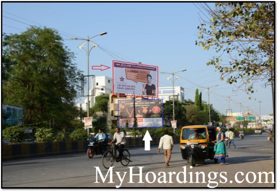OOH Advertising BJP karyalay Osmanpura in Aurangabad, Hoardings Agency in Aurangabad, Flex Banner at Aurangabad